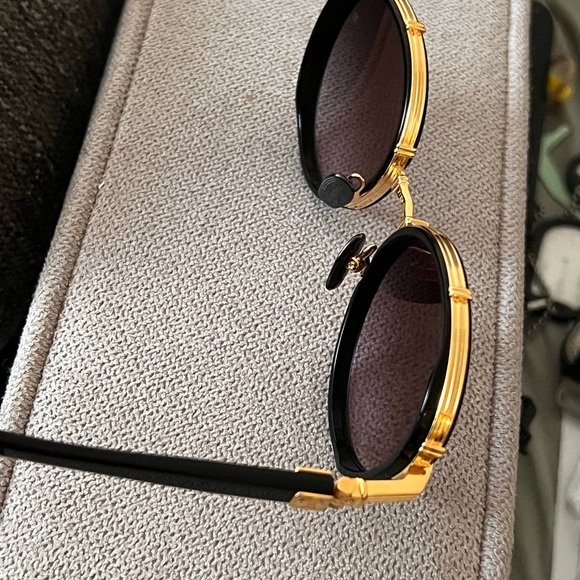 Gold and Black Sunglasses